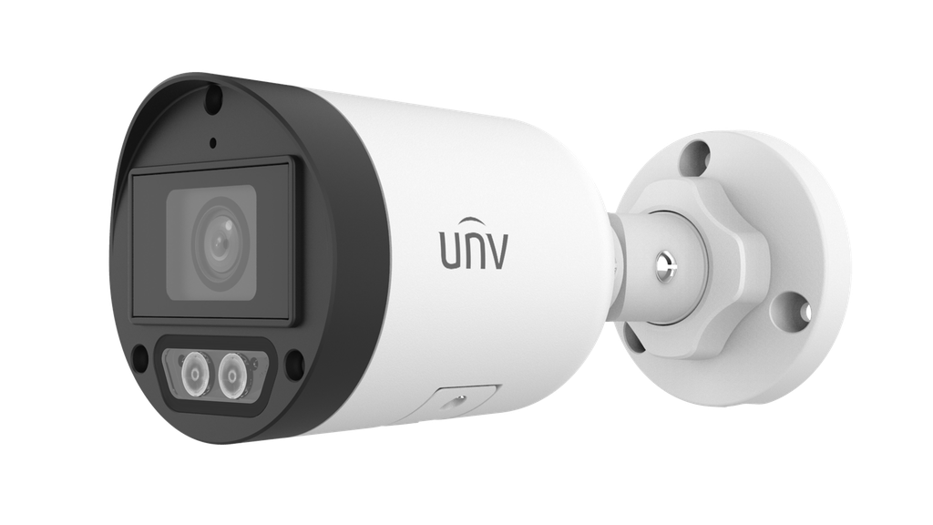 Camara IP Uniview 2MP 2,8mm ColorHunter IP67,IR 30m, microfono, microSD (IPC2122LB-AF28K-DL)
