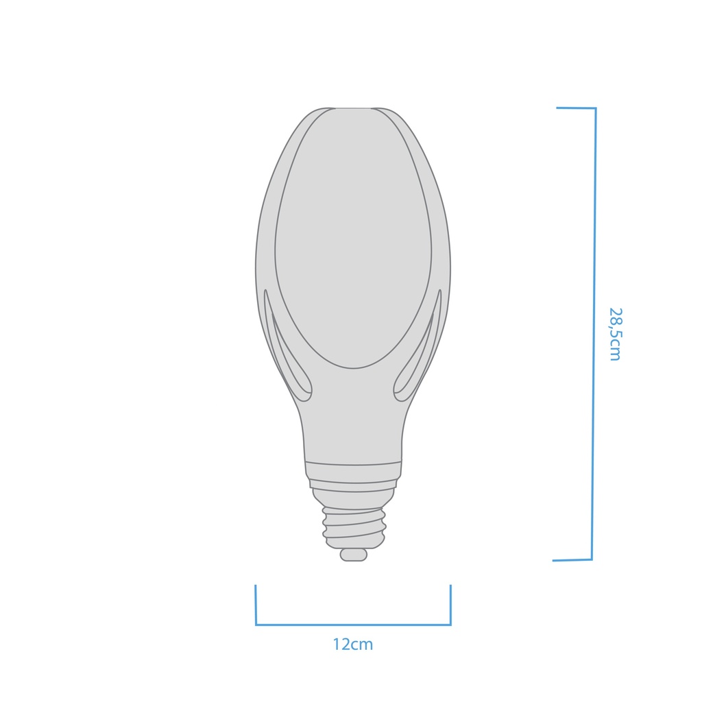 BULBO PREMIUM MAGNOLIA MACROLED 80W AC200-240V FRIO E40