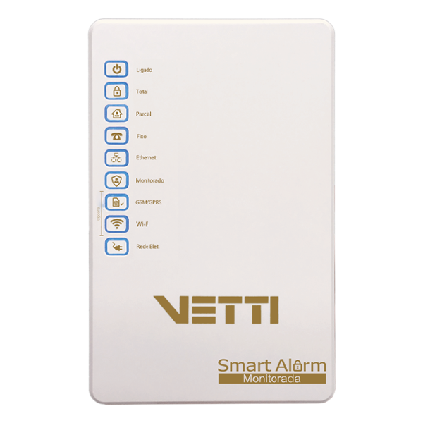 Panel hibrido Vetti 254 zonas inalambrico- cableado Ethernet, App Click (740-0863.cl)