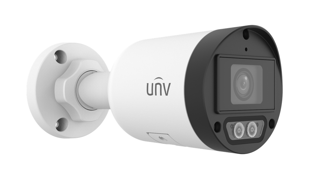 [IPC2122LB-AF28K-DL] Camara IP Uniview 2MP 2,8mm Dual-light IP67,IR 30m, microfono, microSD (IPC2122LB-AF28K-DL)