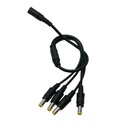 Cable Splitter/divisor de alimentacion 1- 4 salidas miniplug DC