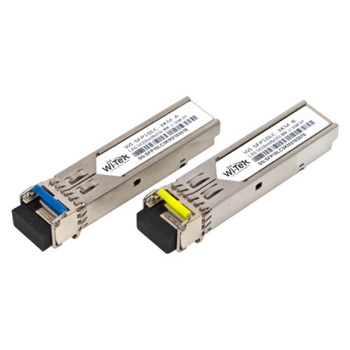 Par de Modulos SFP bidi 1 pelo 1.25 Gbps 3Km LC Wi-Tek [sfpab1g1p]